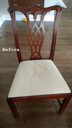 Before custom paint, repair, and new fabric