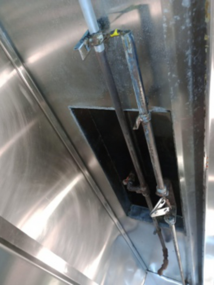 duto de ar limpo e higienizado