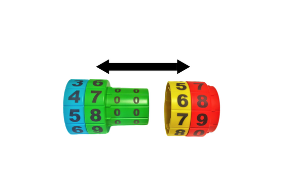 Place Value Twister Seperated Cups