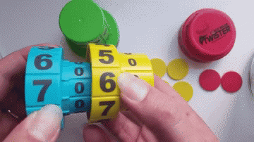 Using the Place Value Twister to create a number