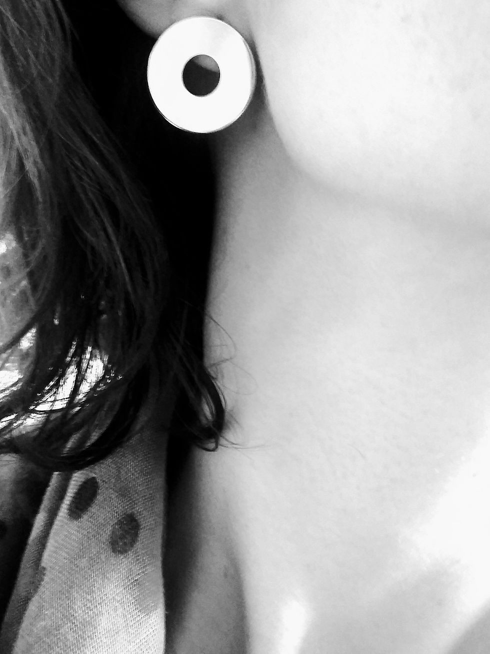 Miniatura: Brinco Disco Vazado