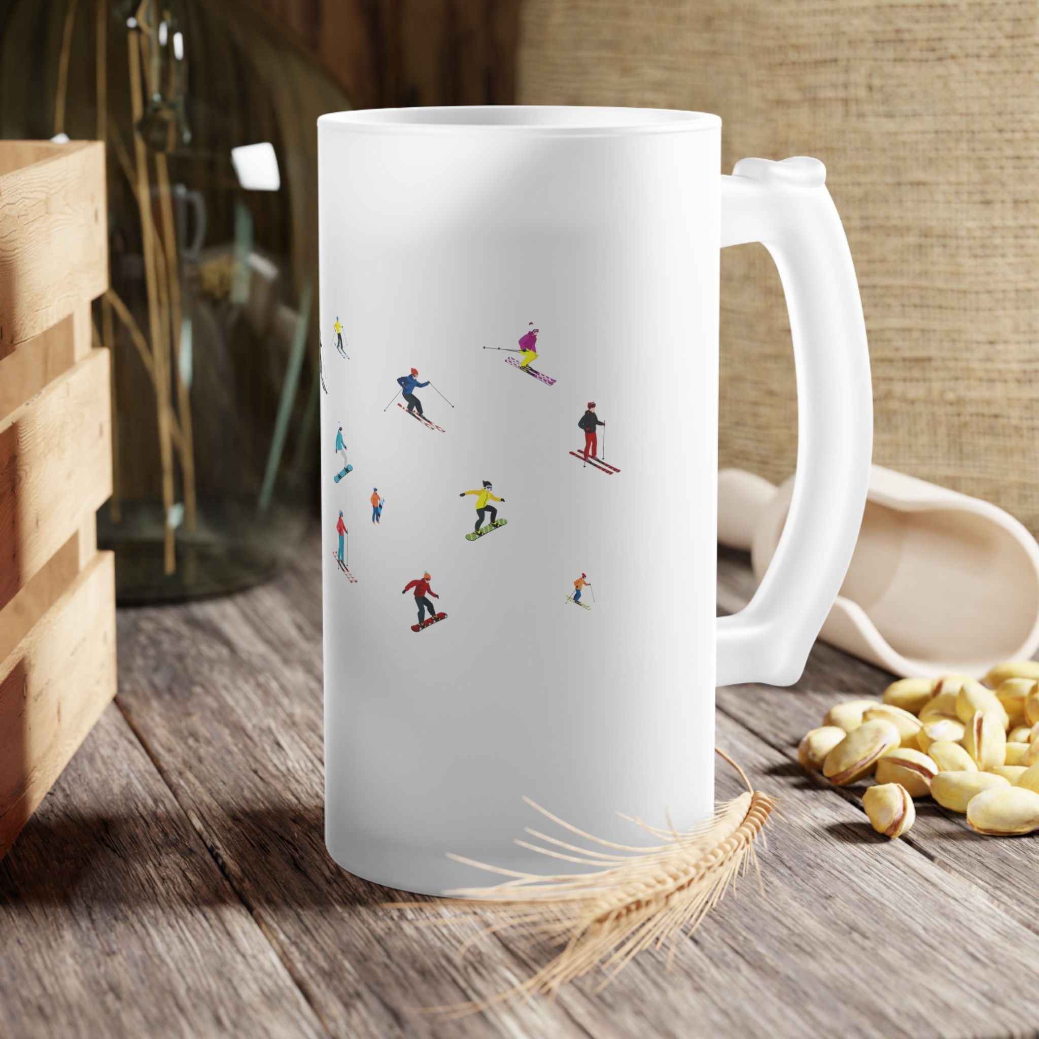 Frosted Glass Beer Mug