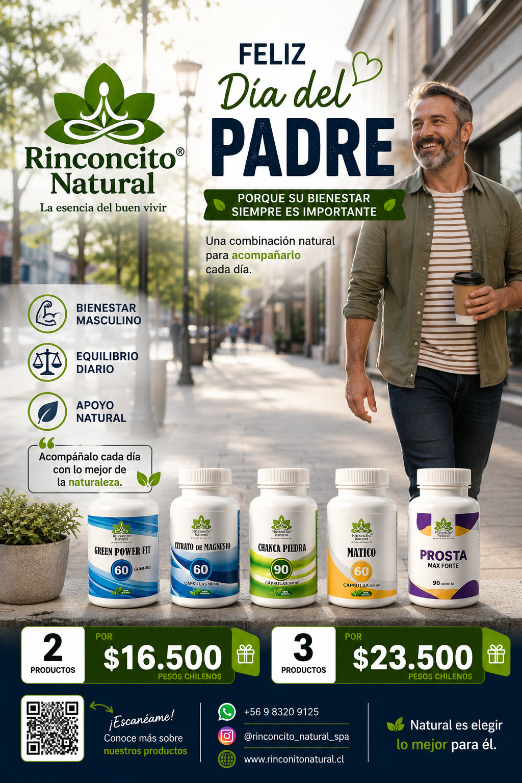 🎁 Promo Bienestar Papá – Pack Flexible