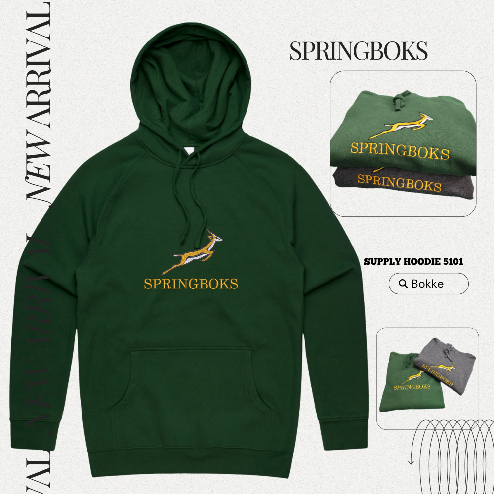 Springboks Embroidered Hoodie
