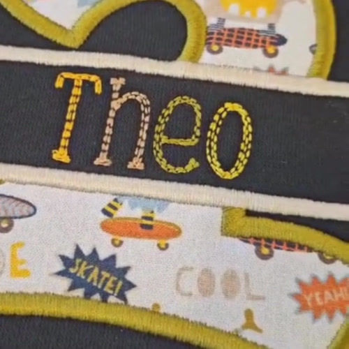 Thumbnail: Custom Kids’ Number Sweatshirt – Appliqué & Embroidery