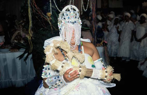 Nanã de mãe Luizinha no Ilê Alaketu Axé Airá. São Bernardo do Campo, 2000