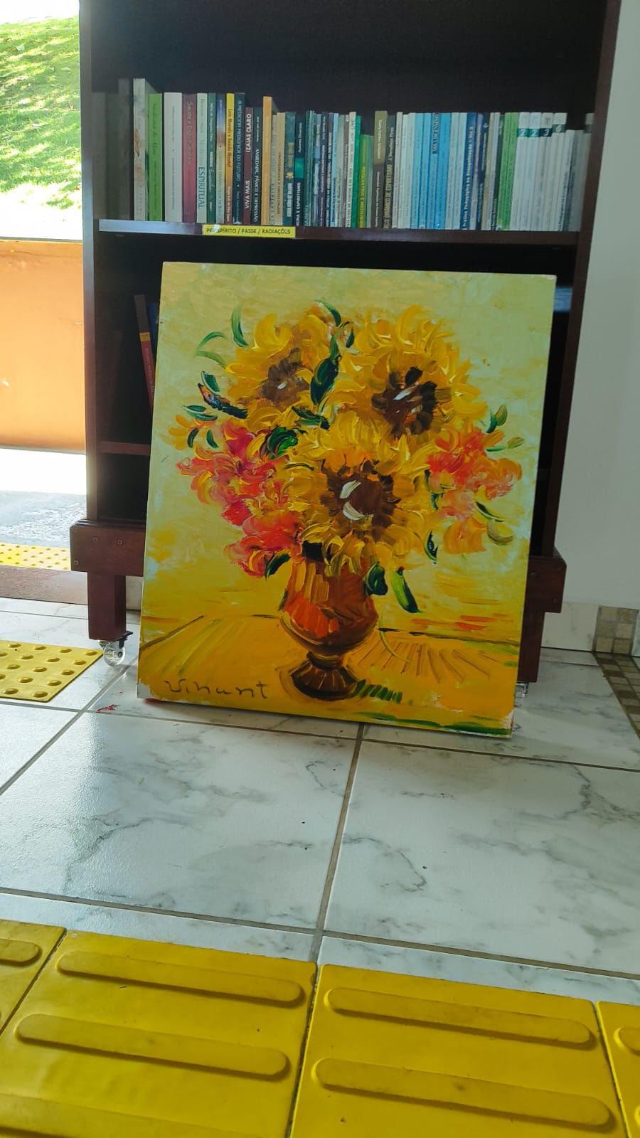 Girassóis de Van Gogh.
