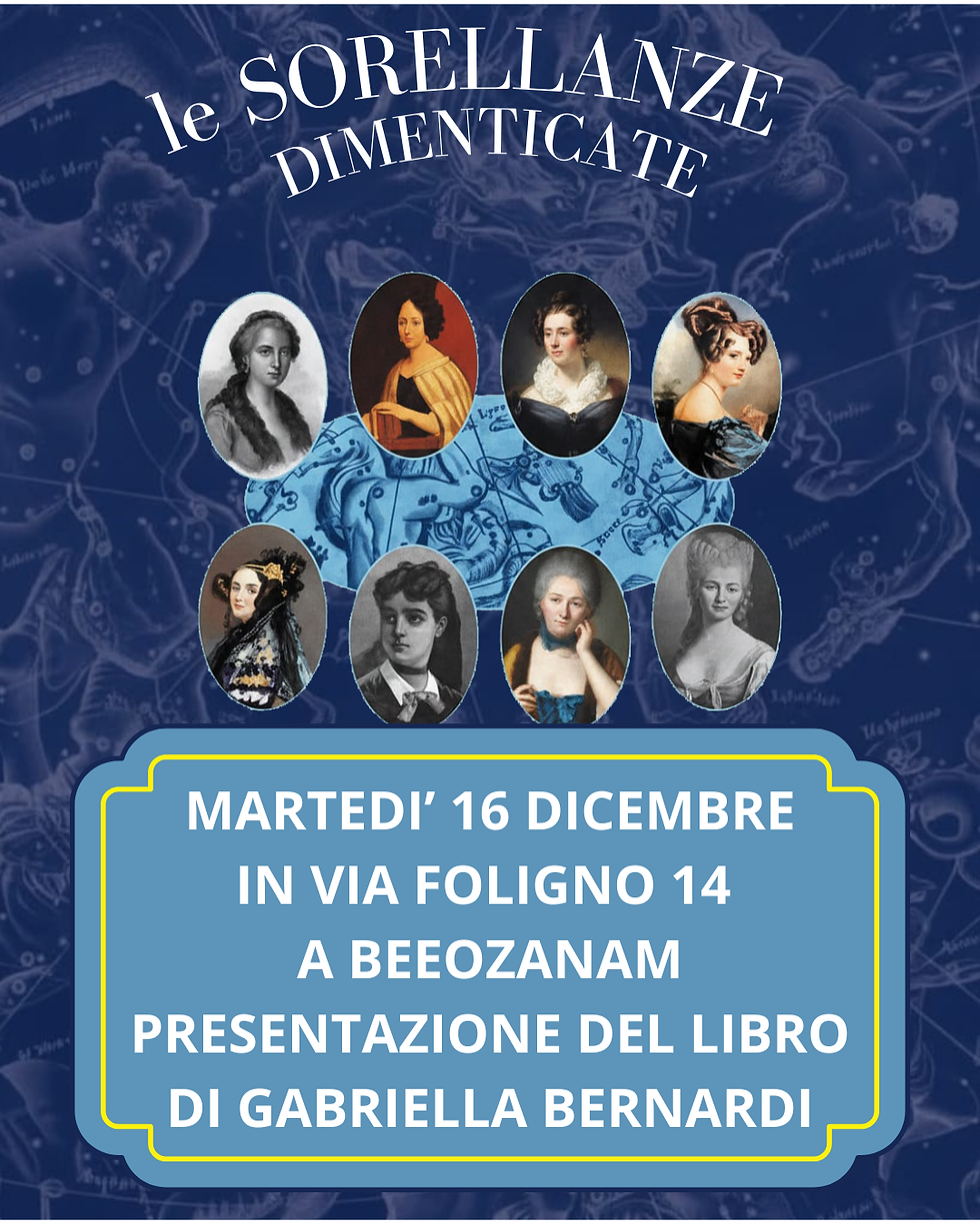 A breve metteremo l'intervista du Gabriella Bernardi. Non Mancate!