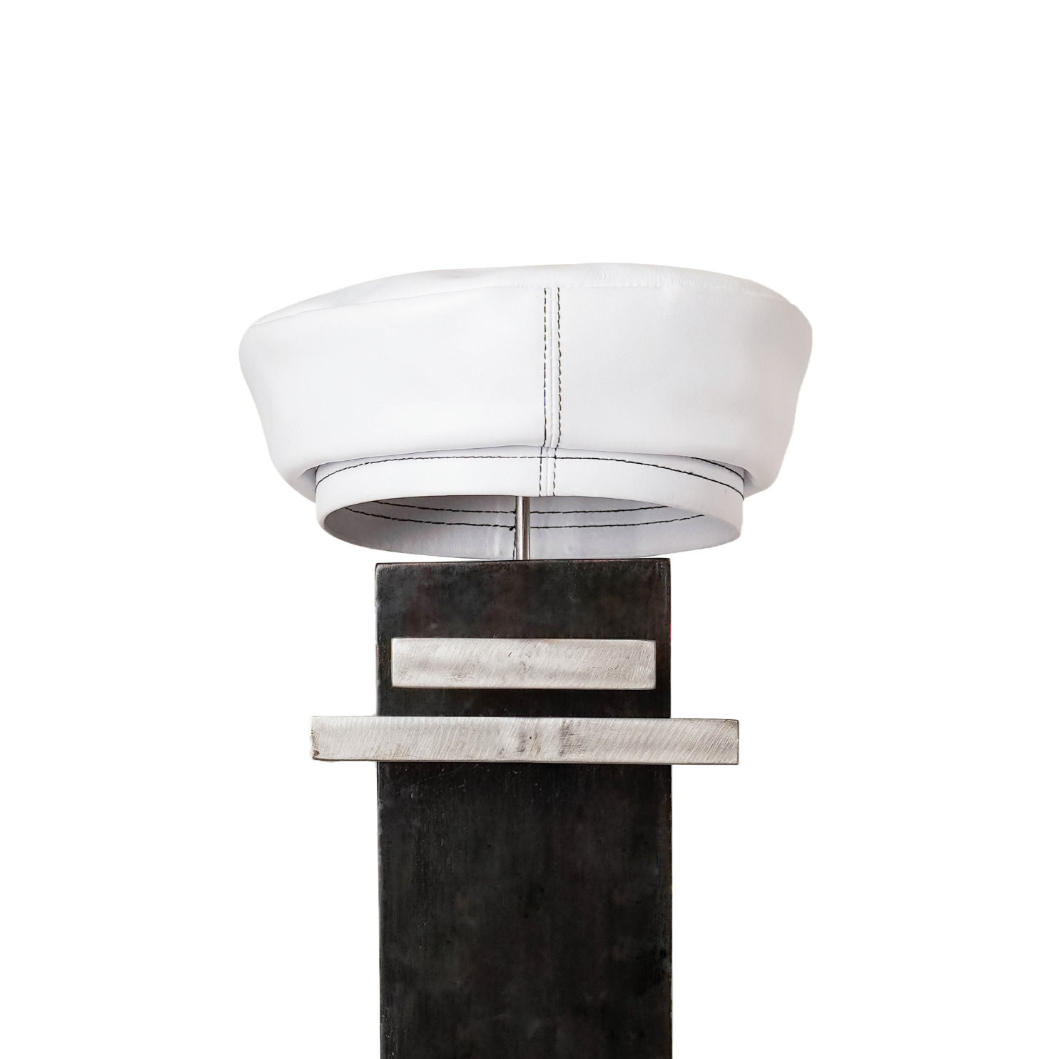 WHITE NIGHT - HANDMADE LEATHER HAT