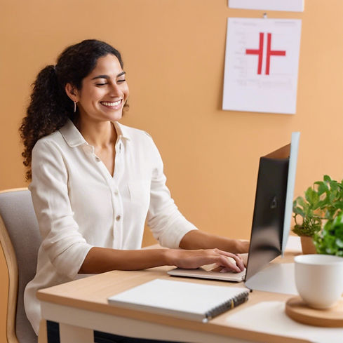 a person learning  Spanish on the computer in real photos.jpg