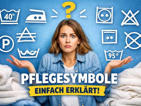 Pflegesymbole Wäsche erklärt Wäscherei Chemische reinigung