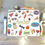 Thumbnail: Kids Unicorn Sticker Placemat