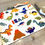 Thumbnail: Kids Dinosaur Placemat / Coaster