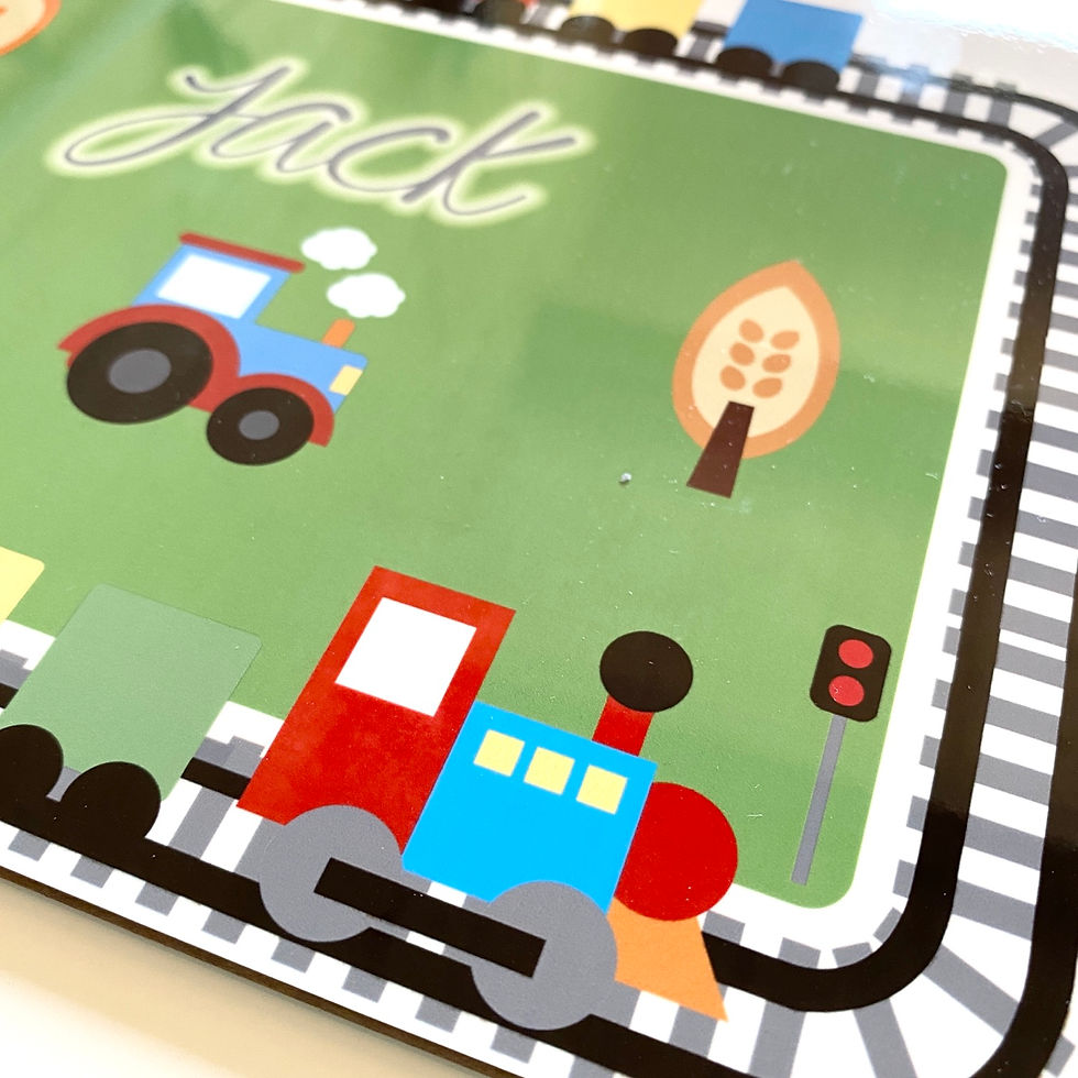 Thumbnail: Train Railway Kid's Placemat / Coaster
