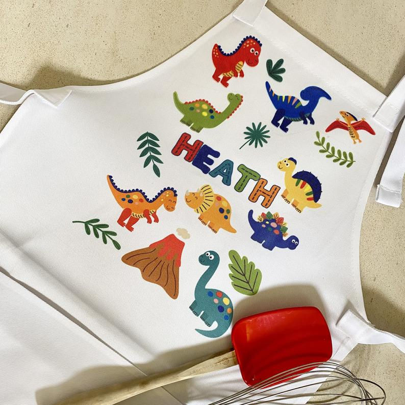 Thumbnail: Dinosaur Apron for Kids