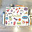 Thumbnail: Kids Unicorn Sticker Placemat