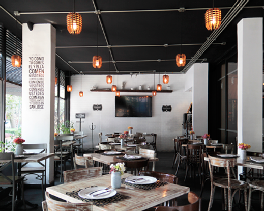 Restaurante con terraza