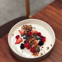 Berries y yogurt