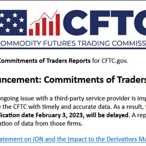 🚫 No CFTC Data 🏦 📊 Released for Jan 31st
