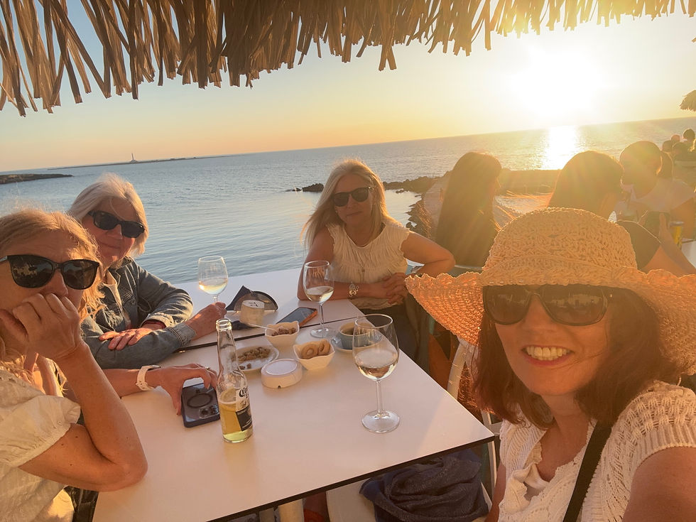 sunset over the Ionian Sea