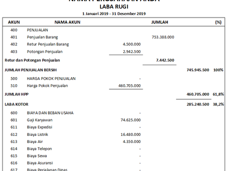 BUTUH SOFTWARE LAPORAN KEUANGAN GRATIS? DISINI JAWABANNYA