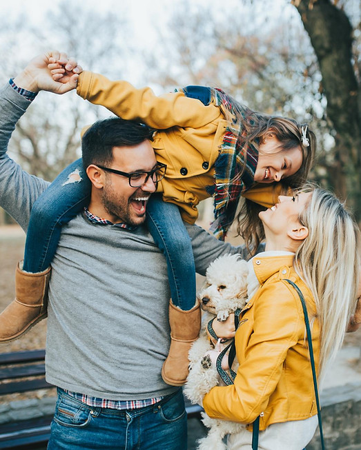 Family laughing sized for website