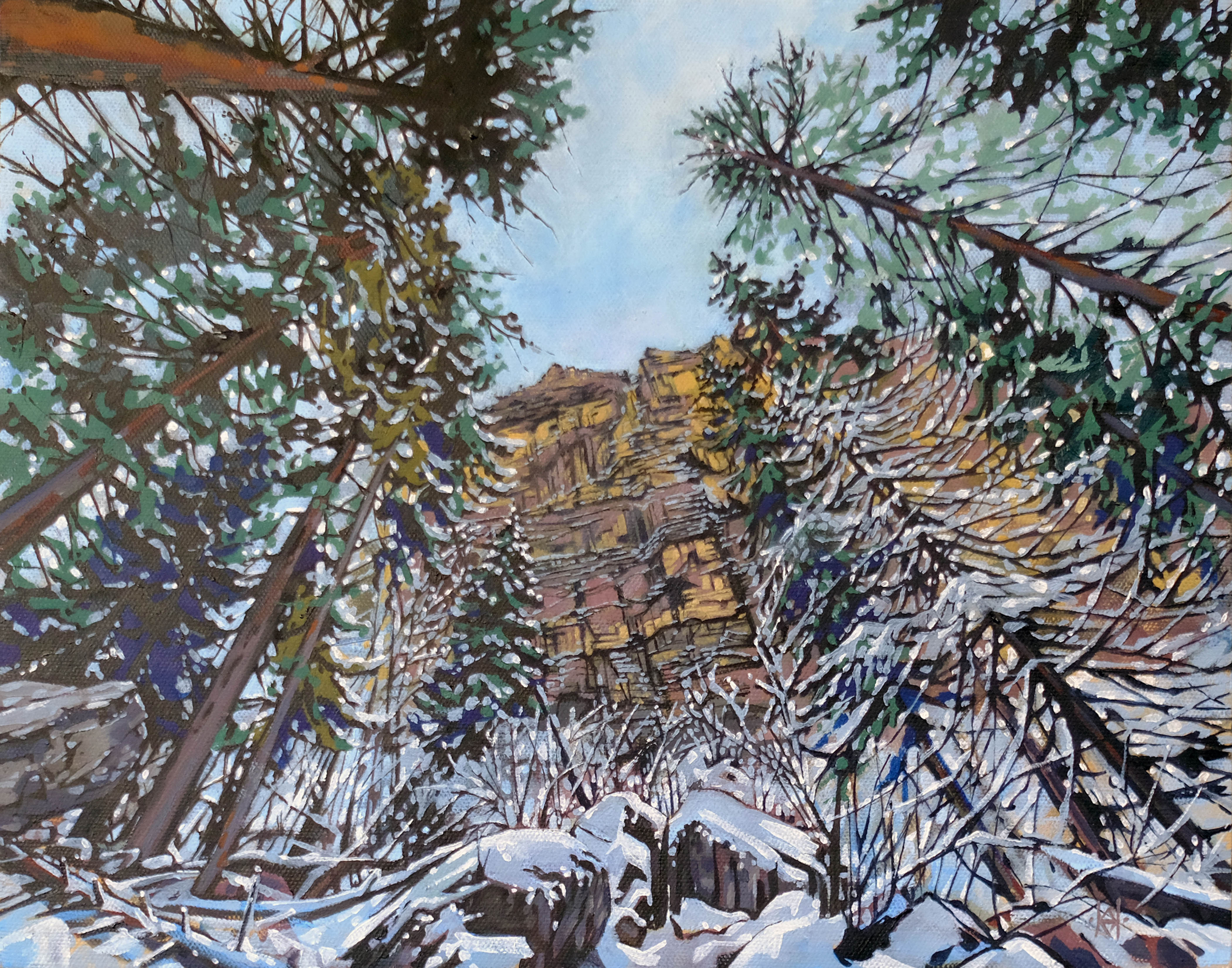 Sendero del lago colgante