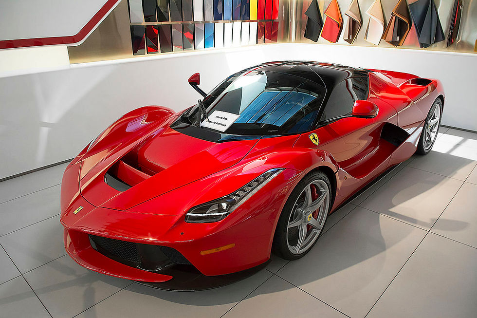 Ferrari Club Extravaganza with Garibaldi and Shriners