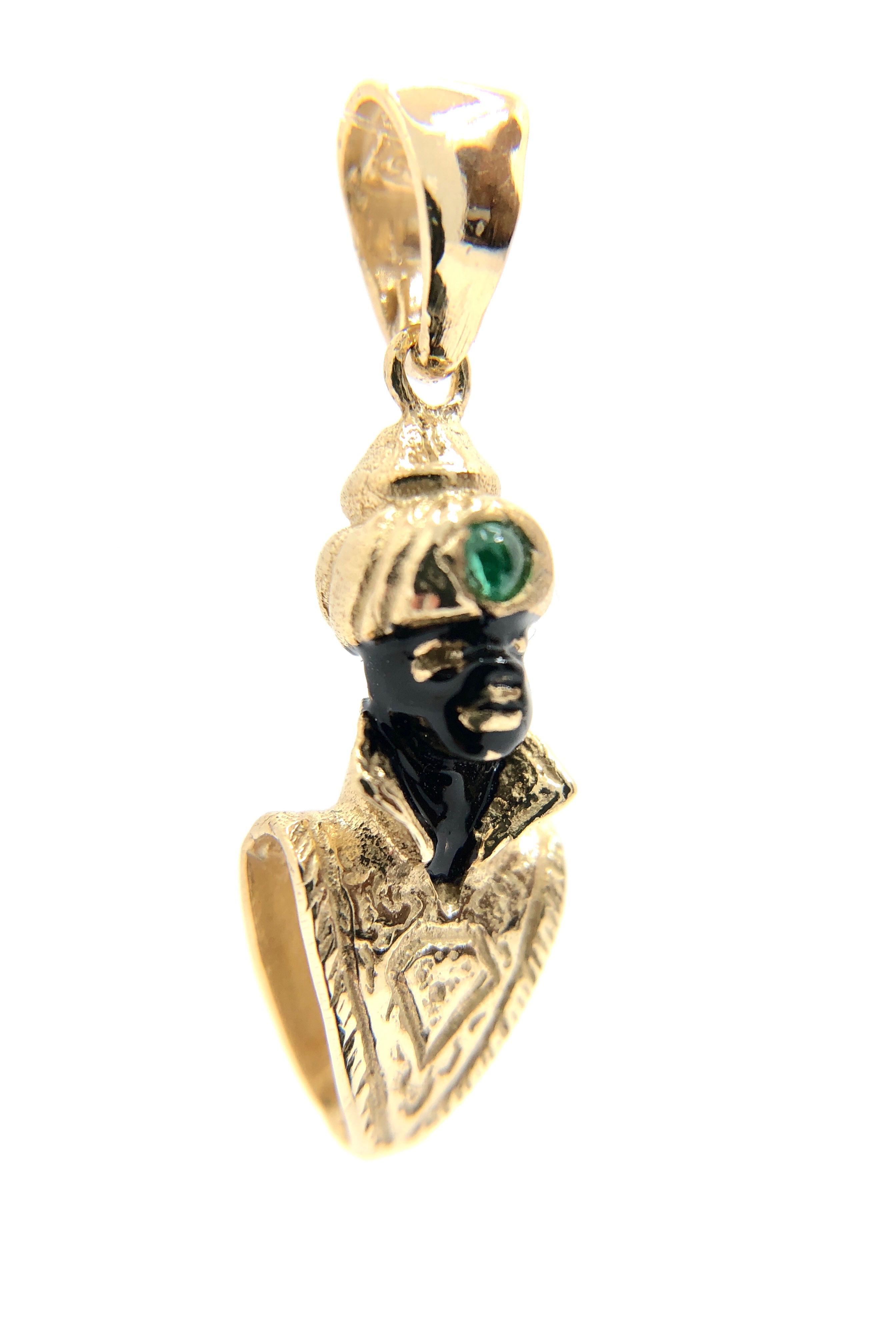 Ciondolo MorettoVeneziano in argento 925 dorato