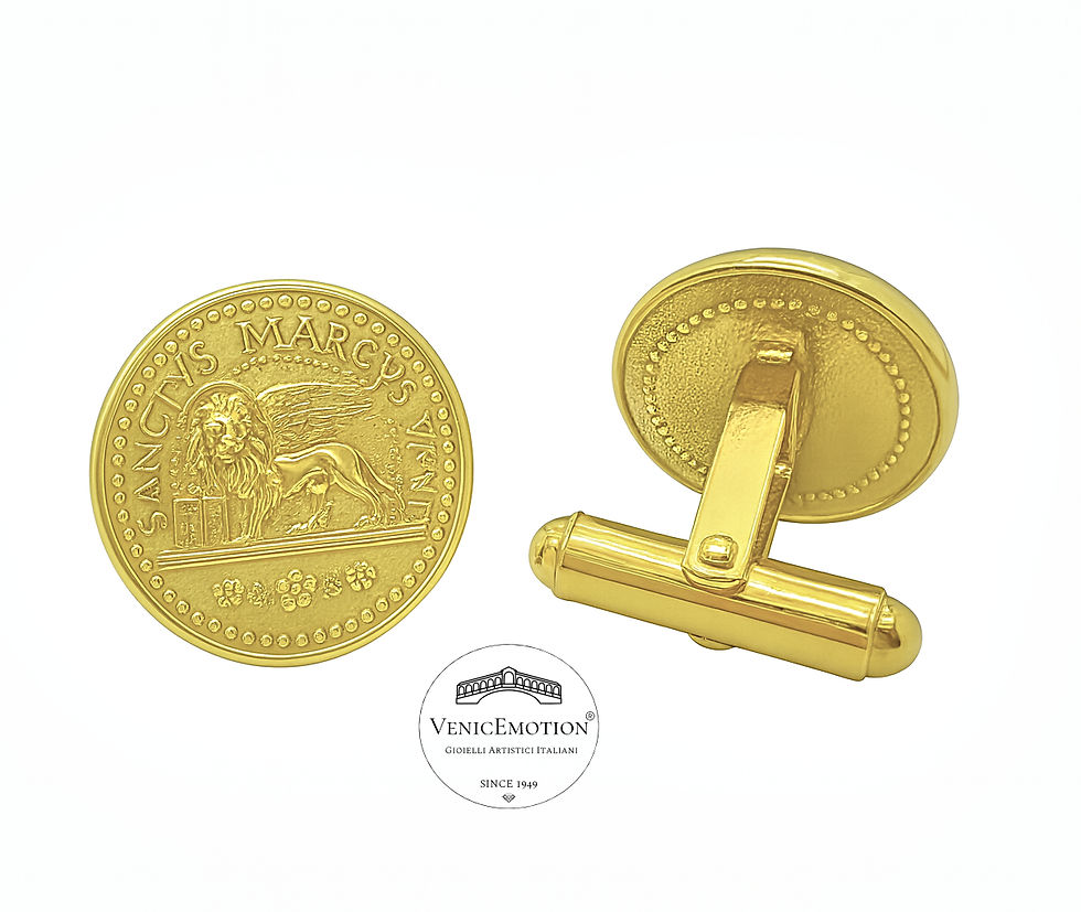 Gemelli Osella Veneziana in argento dorato, jpg