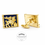 Thumbnail: Gemelli in Oro con  Leone di San Marco in "cornice" stellata, png