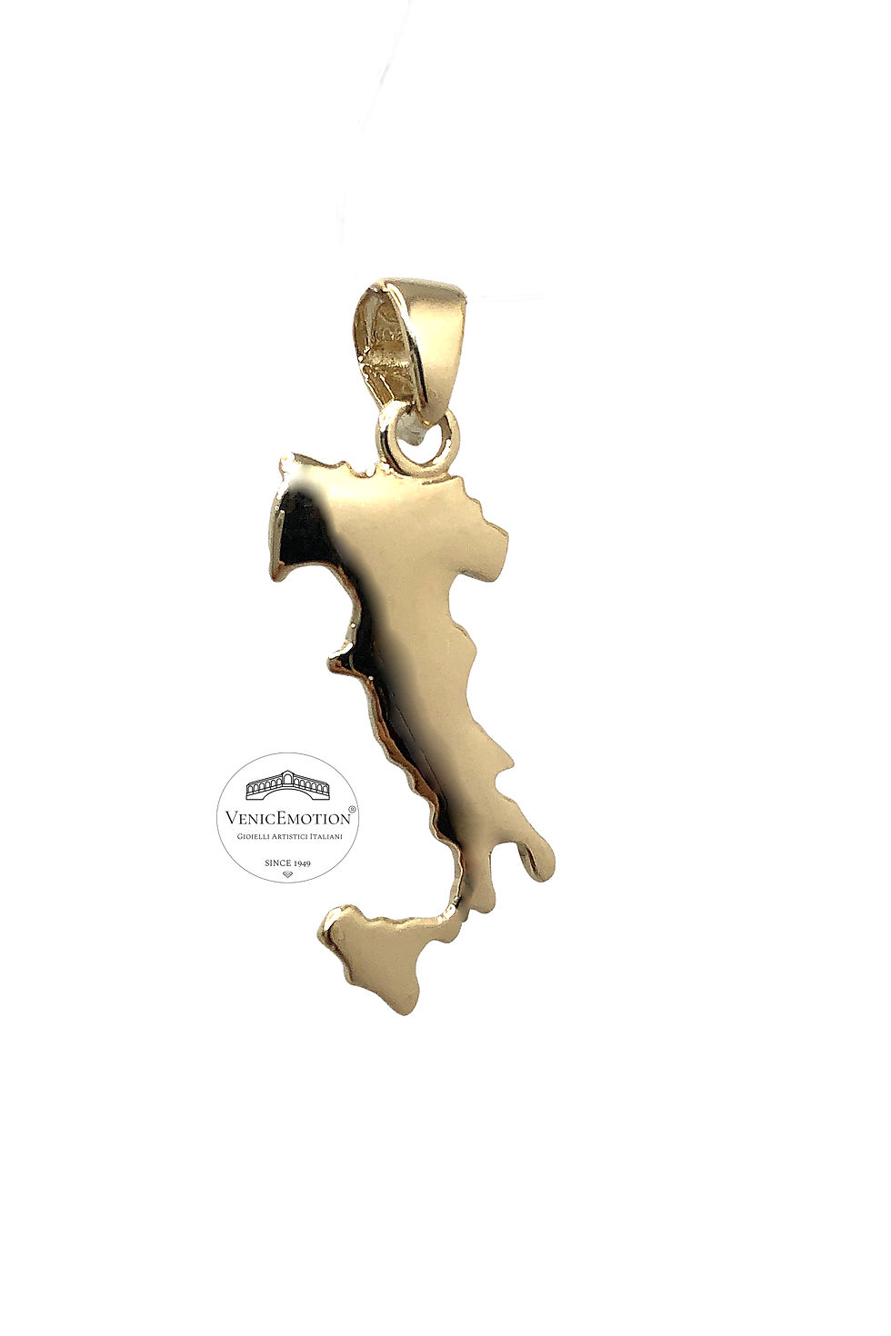 Ciondolo Italia in oro 18 Kt jpg