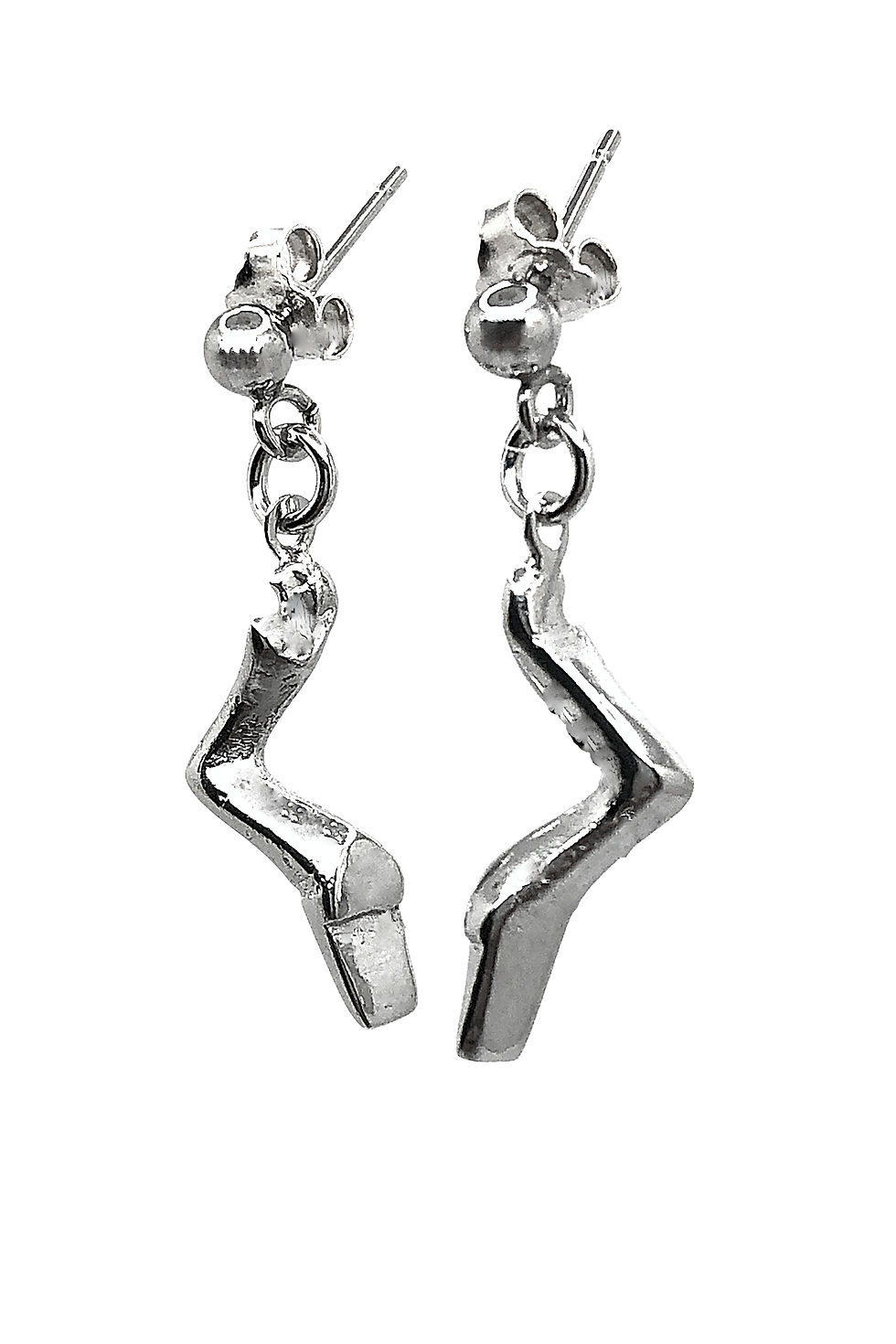 Orecchini pendenti con Forcola veneziana in argento 925