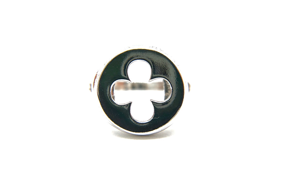 Anello "Chevalier"con Rosone Veneziano in stile Gotico Fiorito