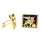Thumbnail: Gemelli Leone di San Marco in "cornice" in argento 925
