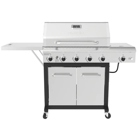 5-burner Gas Grill W Side Burner And Foldable Side Shelf service image