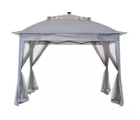 11 X 11 Grey Patio Pop Up Portable Steel Gazebo service image