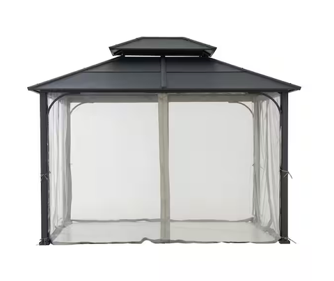 10 X 12 Black Steel Gazebo service image