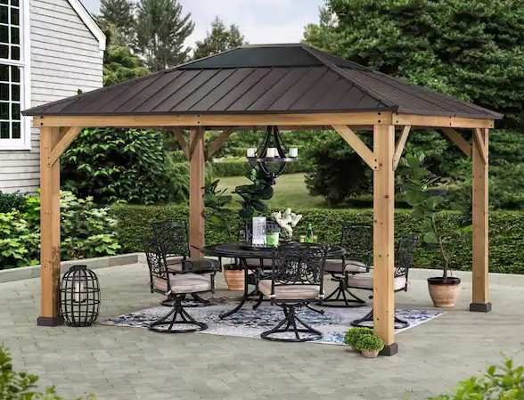 Imani 11 X 13 Cedar Framed Gazebo service image