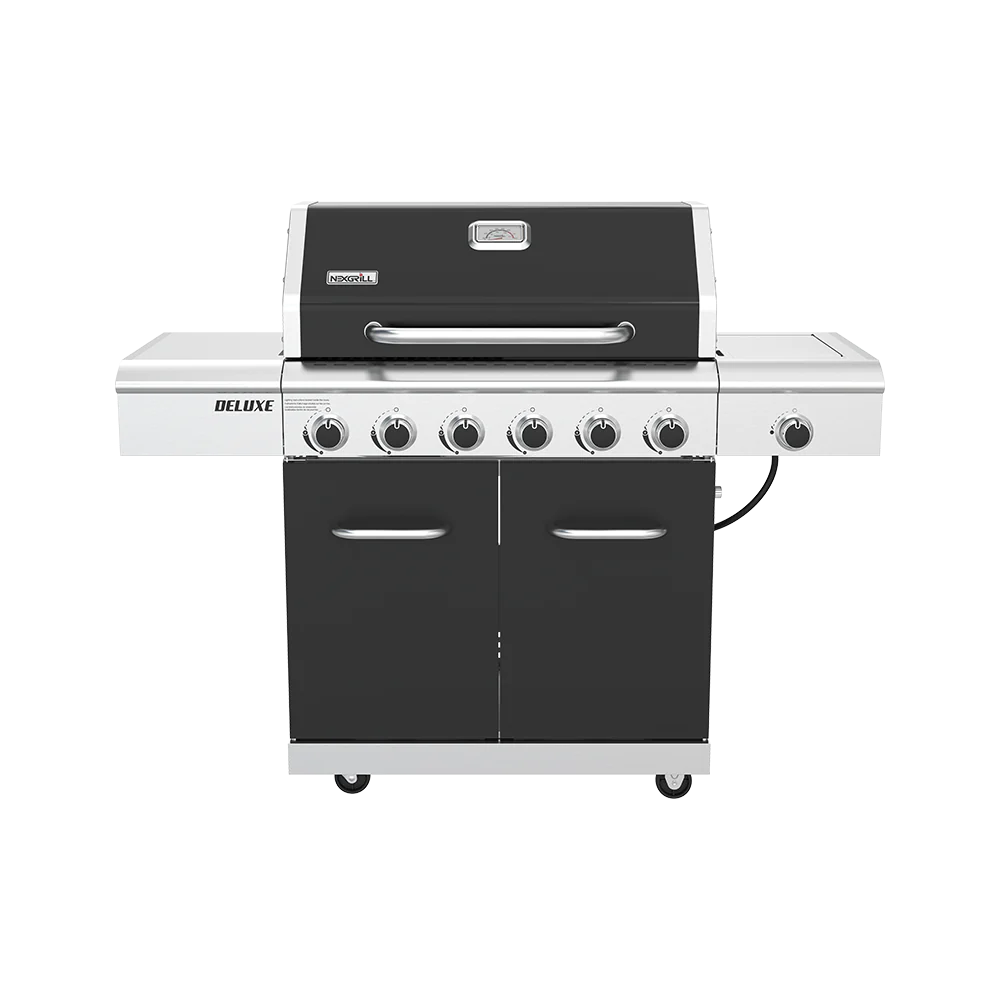 Deluxe 6-burner Gas Grill In Black service image