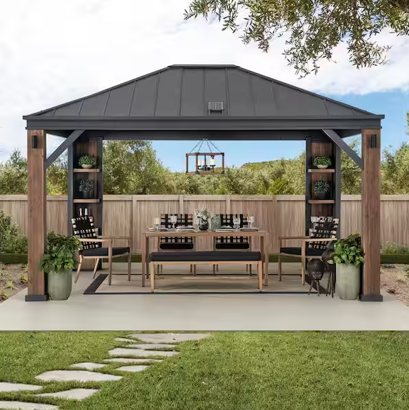 Elmgrove 12 X 14 Hardtop Gazebo service image