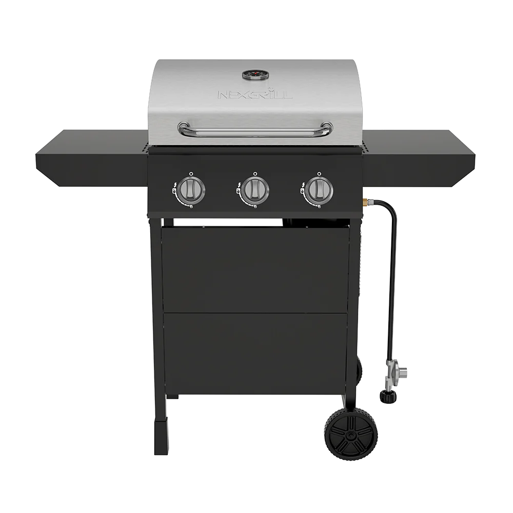 3-burner Gas Grill With Side Shelves service image