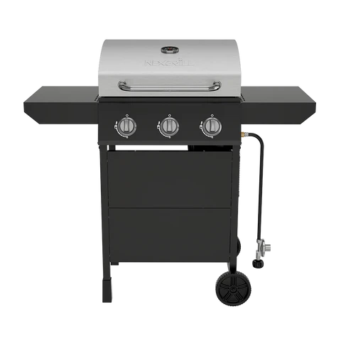 3-burner Gas Grill With Side Shelves service image