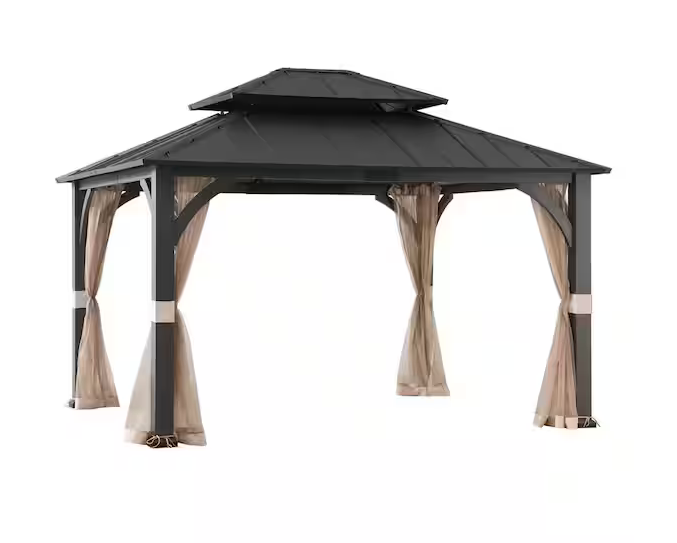 13 X 15 Churchill Hard Top Gazebo With Netting service image