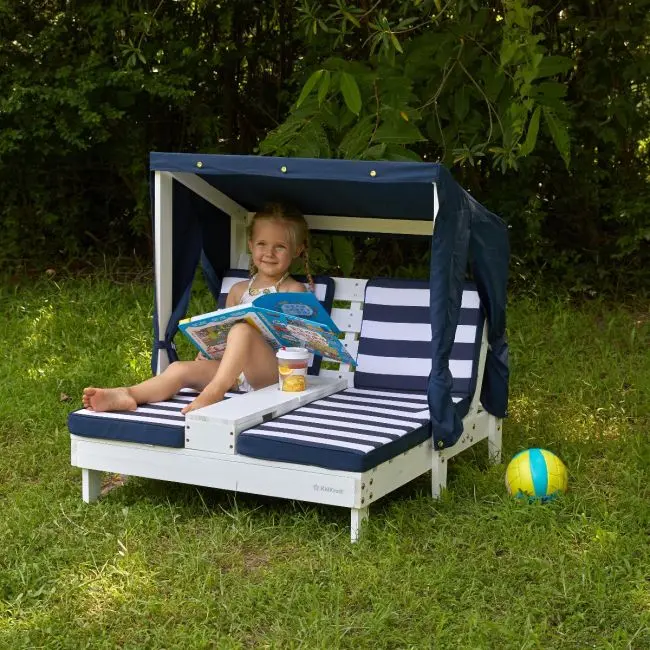 Double Chaise Lounge With Cup Holders service image