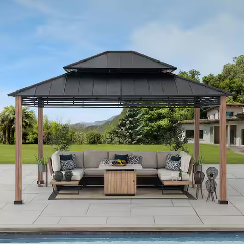 Summercove Roberts 13 XB15 2-tier Hardtop Gazebo service image