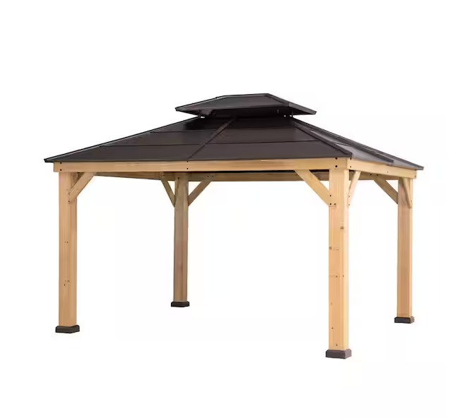 Myla 11 X 13 Cedar Framed Gazebo service image