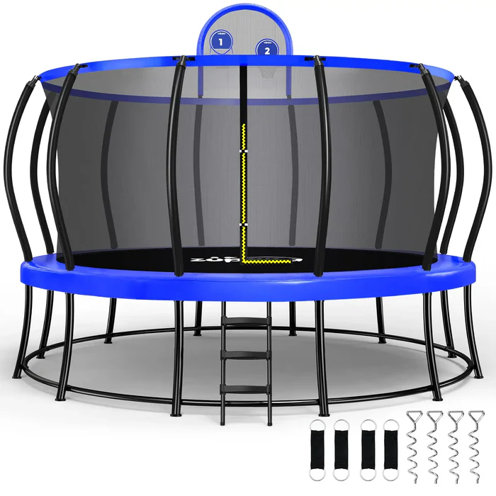 Round Double Frame Trampoline service image