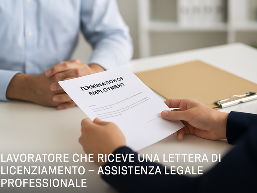 Tutela legale in caso di licenziamento, mobbing e diritti del lavoratore – Avv. Matteo Maio