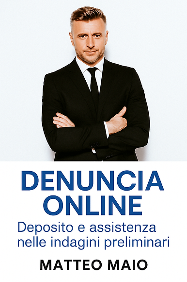 Servizio di redazione e deposito di denuncia online a cura dello Studio Legale Maio